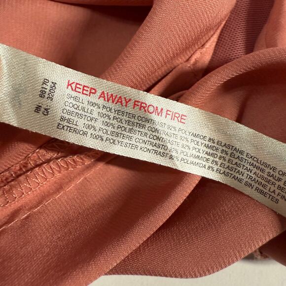 Free People XL Intimately FP City Cool Midi Slip Dress Canyon Clay Satin *flaw - Picture 9 of 12